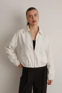TRENDYOLMİLLA Ecru Jacket - Image 2