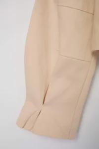 TRENDYOLMİLLA Beige Handles Battery Detailed Weaving Jacket - Image 7