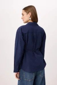 TRENDYOLMİLLA NAVY BLUE generation Detailed Shirt - Image 4
