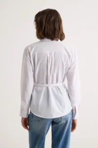TRENDYOLMİLLA WHITE generation Detailed Shirt - Image 4
