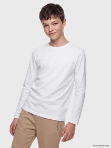 LC Waikiki White LCW KidsBasic Boys' T-Shirt - Image 2