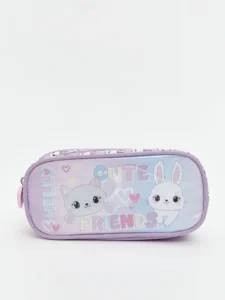 LC Waikiki Lilac LCW ACCESSORIESPrinted Girls' Pen Case