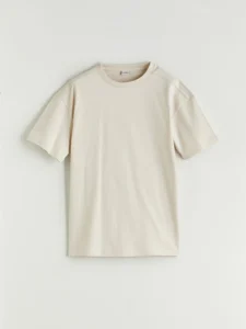 LCW Kids Beige Crew Neck Basic Boys' T-Shirt