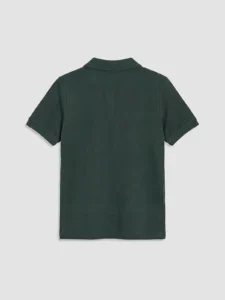 LC Waikiki Green LCW KidsPolo Collar Boys' Pique T-Shirt - Image 4
