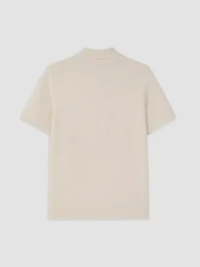 LC Waikiki Beige LCW KidsPolo Collar Boys' Pique T-Shirt - Image 3