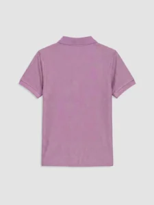 LC Waikiki Purple LCW KidsPolo Collar Boys' Pique T-Shirt - Image 4