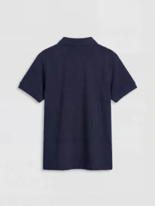 LC Waikiki Navy Blue LCW KidsPolo Collar Boys' Pique T-Shirt - Image 4