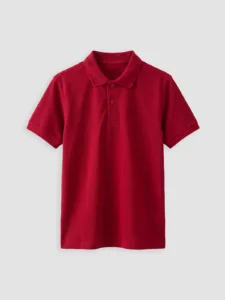 LC Waikiki White LCW KidsPolo Collar Boys' Pique T-Shirt - Image 5