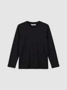 LC Waikiki Black LCW KidsBasic Boys' T-Shirt - Image 2
