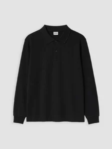 LC Waikiki Black LCW KidsPolo Collar Boys' T-Shirt - Image 2