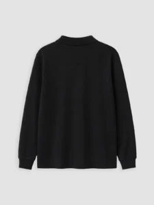 LC Waikiki Black LCW KidsPolo Collar Boys' T-Shirt - Image 4