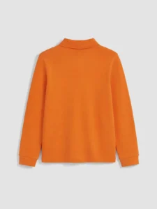 LC Waikiki Orange LCW KidsPolo Collar Boys' T-Shirt - Image 4