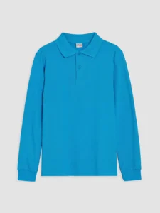 LC Waikiki Turquoise LCW KidsPolo Collar Boys' T-Shirt - Image 2