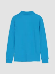 LC Waikiki Turquoise LCW KidsPolo Collar Boys' T-Shirt - Image 3