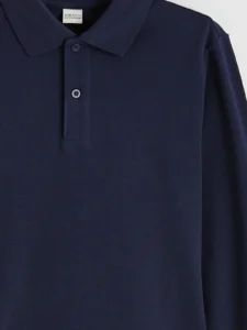 LC Waikiki Navy Blue LCW KidsPolo Collar Boys' T-Shirt - Image 4