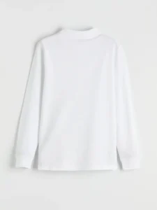 LC Waikiki White LCW KidsPolo Collar Boys' T-Shirt - Image 6