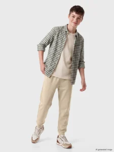 LC Waikiki Beige LCW KidsRegular Fit Thick Boys' Sweatpants