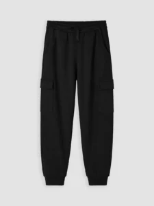 LC Waikiki Black LCW KidsErkek Kids Cargo Jogger Sweatpants