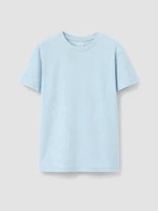 LC Waikiki Blue LCW KidsBisiklet Collar Girls' T-Shirt - Image 2