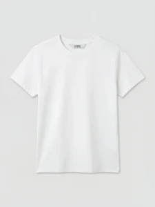LC Waikiki White LCW KidsBisiklet Collar Girls' T-Shirt - Image 3