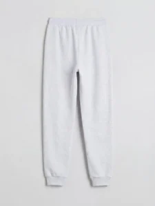 LC Waikiki Gray LCW KidsGirl Kids 3 Yarn Brushed Sweatpants - Image 2