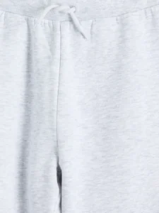 LC Waikiki Gray LCW KidsGirl Kids 3 Yarn Brushed Sweatpants - Image 3