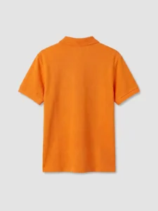 LC Waikiki Orange LCW KidsPolo Collar Girls' Pique T-Shirt - Image 4