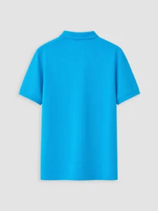 LC Waikiki Turquoise LCW KidsPolo Collar Girls' Pique T-Shirt - Image 4