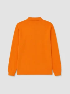 LC Waikiki Orange LCW KidsPolo Collar Girls' Pique T-Shirt - Image 4