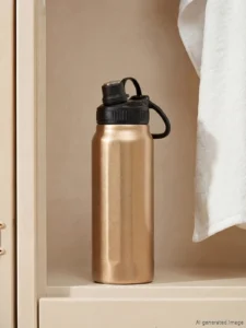 LCW JOY Mixed Water Bottle and Flask with Screw and Carrying Handle
