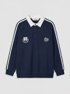 LC Waikiki Navy Blue LCW KidsNew York Printed Boys' T-Shirt - Image 2