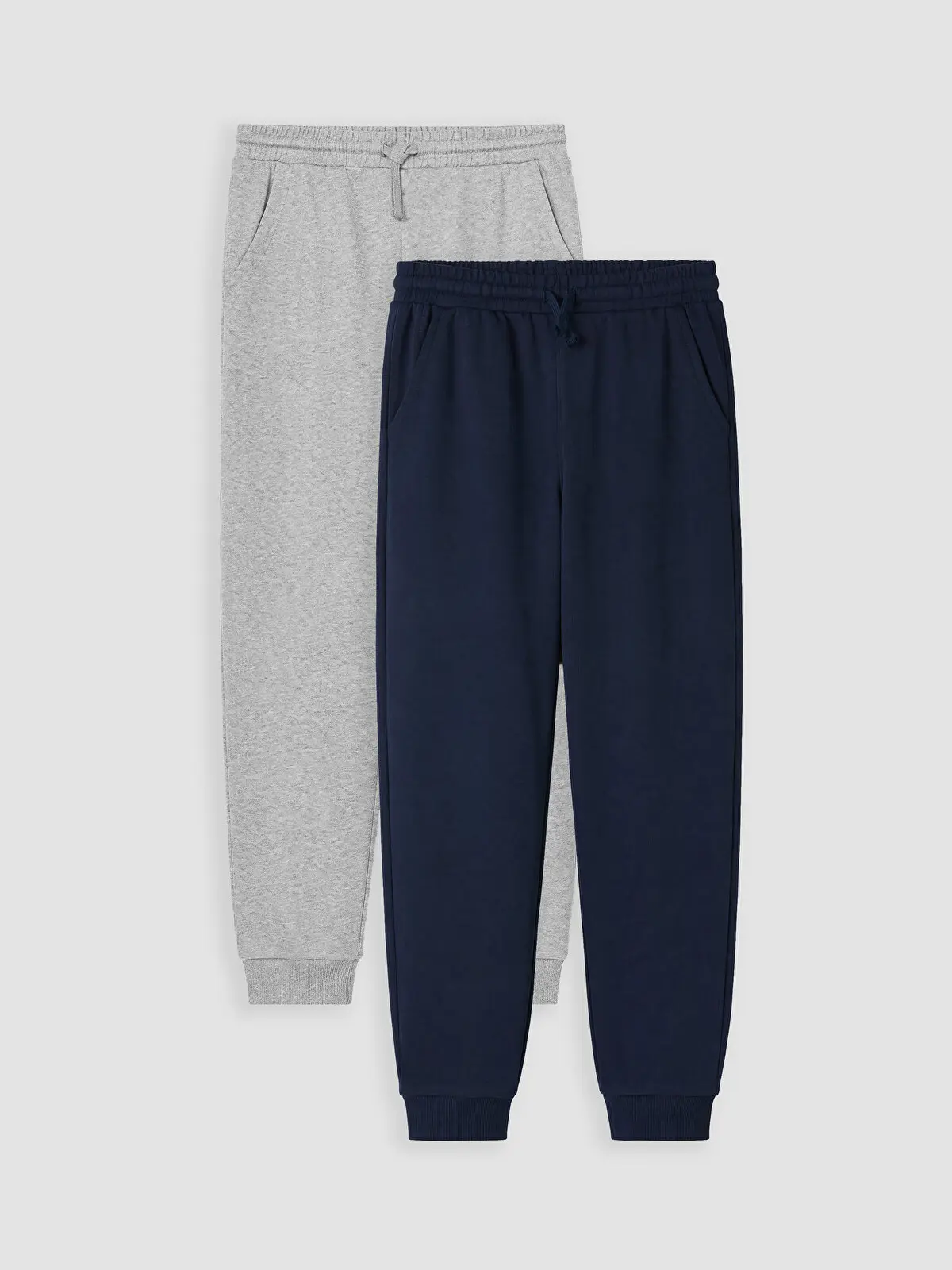 W64386Z4-HRC_1 LC Waikiki Navy Blue LCW KidsErkek Kids Jogger Sweatpants 2 Sets - Image 1