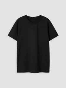 LC Waikiki Black LCW KidsBisiklet Collar Boys' T-Shirt - Image 2
