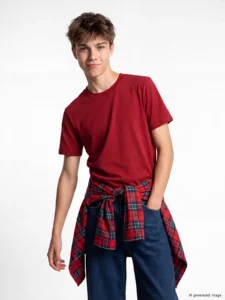 LC Waikiki Burgundy LCW KidsErkek Kids T-Shirt