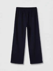 LC Waikiki Navy Blue LCW KidsWide Both Girls' Soft Touch Sweatpants - Image 4