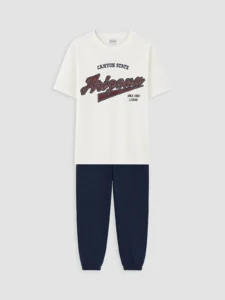 LC Waikiki White LCW KidsPrinted Boys' Set - Image 2