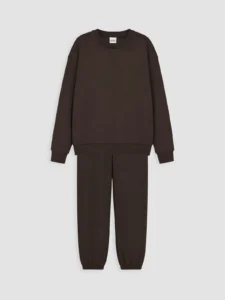 LC Waikiki Brown LCW KidsGirl Kids Tracksuit - Image 4
