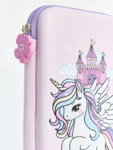 LC Waikiki Pink LCW ACCESSORIESPrinted Girls' Pen Holder - Image 2