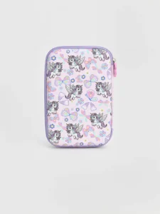 LC Waikiki Pink LCW ACCESSORIESPrinted Girls' Pen Holder - Image 3