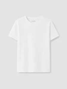 LC Waikiki White LCW KidsBisiklet Collar Girls' T-Shirt - Image 3