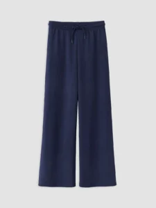 LC Waikiki Navy Blue LCW KidsBeli Elastic Girls' Sweatpants 2 Sets - Image 2