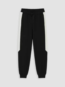 LC Waikiki Black LCW KidsStripe Detailed Boys' Jogger Sweatpants - Image 2