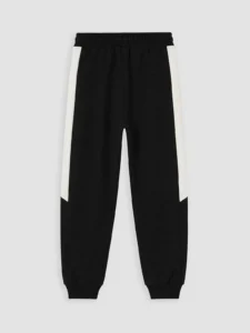 LC Waikiki Black LCW KidsStripe Detailed Boys' Jogger Sweatpants - Image 4