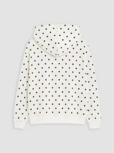 LC Waikiki Ecru LCW KidsPuantiyeli Girls' Zippered Sweatshirt - Image 5