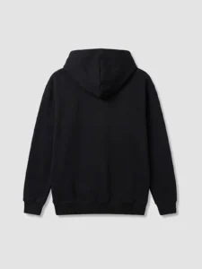 LC Waikiki Black LCW KidsHooded Girls' Zippered Sweatshirt - Image 4