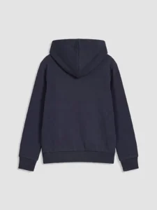 LC Waikiki Navy Blue LCW KidsHooded Girls' Zippered Sweatshirt - Image 5
