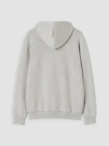 LC Waikiki Gray LCW KidsHooded Girls' Zippered Sweatshirt - Image 5