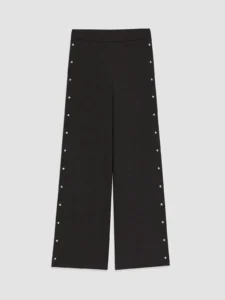 LC Waikiki Black LCW KidsStar Detailed Wide Leg Girls' Sweatpants - Image 3