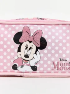 Gray LC WAIKIKIMinnie Mouse Printed Girls' Kalemlik - Image 3