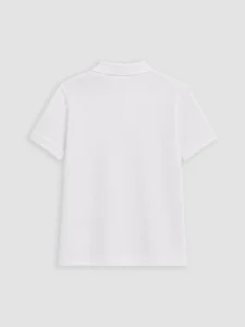 LC Waikiki White LCW KidsPolo Collar Boys' Pique T-Shirt - Image 3